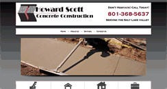 Desktop Screenshot of howardscottconstruction.com